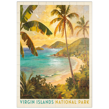 Darstellung des Puzzle Motivs puzzleplate Virgin Islands National Park: Shimmering Shoreline 100 Puzzle