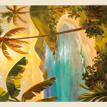 Darstellung des Puzzle Motivs Virgin Islands National Park: Shimmering Shoreline 200 Puzzle 3D Modell