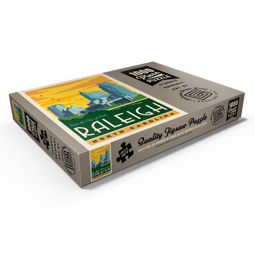 Darstellung des Puzzle Motivs Raleigh, North Carolina 1000 Puzzle Schachtel Ansicht1
