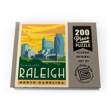 Darstellung des Puzzle Motivs Raleigh, North Carolina 200 Puzzle Schachtel Ansicht3