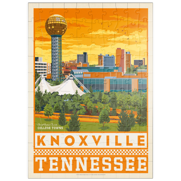 Darstellung des Puzzle Motivs puzzleplate American College Towns: Knoxville, TN 100 Puzzle