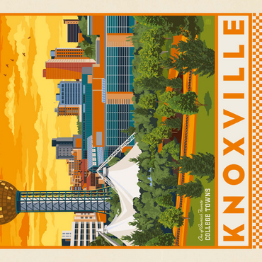 Darstellung des Puzzle Motivs American College Towns: Knoxville, TN 500 Puzzle 3D Modell