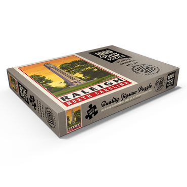 Darstellung des Puzzle Motivs American College Towns: Raleigh, NC 1000 Puzzle Schachtel Ansicht1