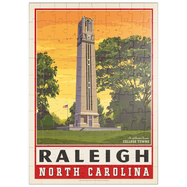 Darstellung des Puzzle Motivs puzzleplate American College Towns: Raleigh, NC 100 Puzzle