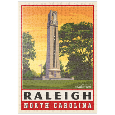 Darstellung des Puzzle Motivs puzzleplate American College Towns: Raleigh, NC 500 Puzzle
