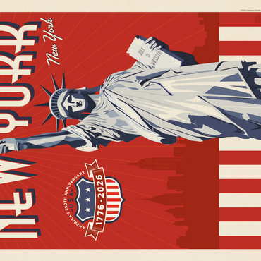 Darstellung des Puzzle Motivs 250th Anniversary USA: Lady Liberty 1000 Puzzle 3D Modell