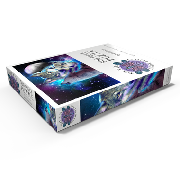 Darstellung des Puzzle Motivs Interstellar Wolf Pack of the Cosmic Skies - Random Galaxy 500 Puzzle Schachtel Ansicht1