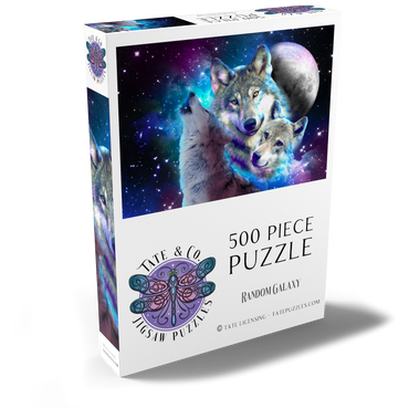 Darstellung des Puzzle Motivs Interstellar Wolf Pack of the Cosmic Skies - Random Galaxy 500 Puzzle Schachtel Ansicht2