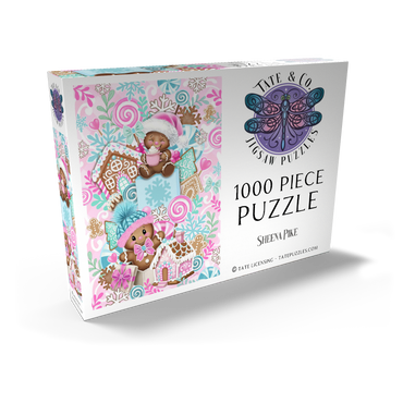 Darstellung des Puzzle Motivs Sweet Gingerbread Christmas Stack - Sheena Pike 1000 Puzzle Schachtel Ansicht2