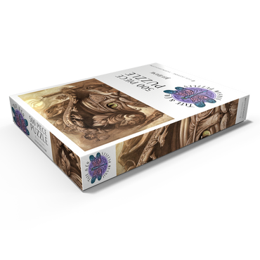 Darstellung des Puzzle Motivs El Gato Loco Bandito Cat - Jeff Haynie 500 Puzzle Schachtel Ansicht1