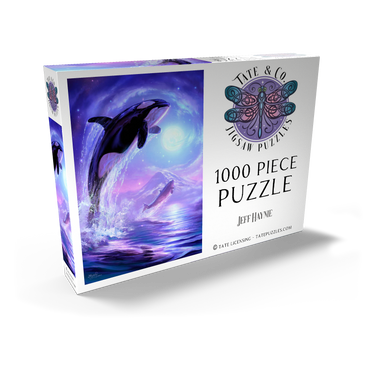 Darstellung des Puzzle Motivs Orca Dreams - Jeff Haynie 1000 Puzzle Schachtel Ansicht2
