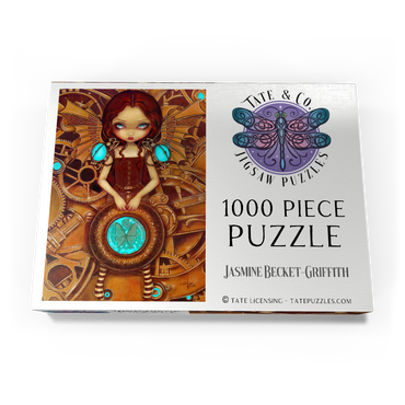 Darstellung des Puzzle Motivs Mechanical Steampunk Angel I - Jasmine Becket-Griffith 1000 Puzzle Schachtel Ansicht3