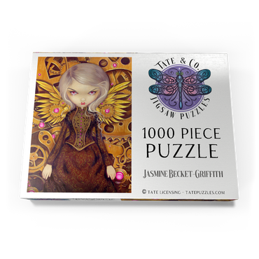 Darstellung des Puzzle Motivs Mechanical Steampunk Angel II - Jasmine Becket-Griffith 1000 Puzzle Schachtel Ansicht3
