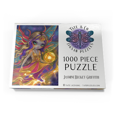Darstellung des Puzzle Motivs Solara Sunflare Fairy - Jasmine Becket-Griffith 1000 Puzzle Schachtel Ansicht3
