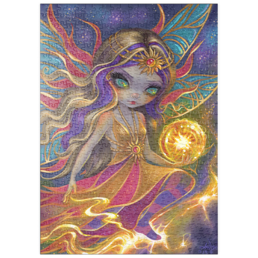 Darstellung des Puzzle Motivs puzzleplate Solara Sunflare Fairy - Jasmine Becket-Griffith 500 Puzzle