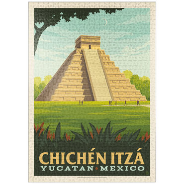 Darstellung des Puzzle Motivs puzzleplate Mexico: Chichén Itzá 1000 Puzzle