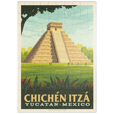 Darstellung des Puzzle Motivs puzzleplate Mexico: Chichén Itzá 100 Puzzle