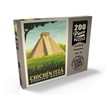Darstellung des Puzzle Motivs Mexico: Chichén Itzá 200 Puzzle Schachtel Ansicht2
