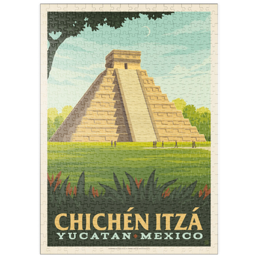 Darstellung des Puzzle Motivs puzzleplate Mexico: Chichén Itzá 500 Puzzle