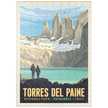Darstellung des Puzzle Motivs puzzleplate Chile: Torres del Paine National Park (Patagonia) 200 Puzzle