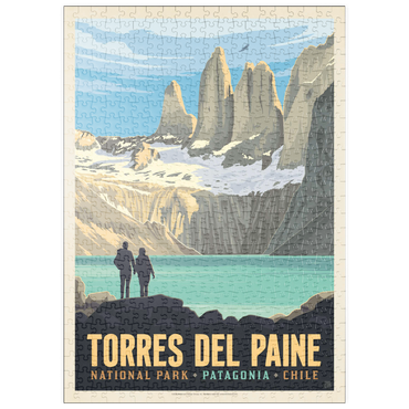 Darstellung des Puzzle Motivs puzzleplate Chile: Torres del Paine National Park (Patagonia) 500 Puzzle