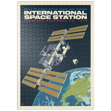 Darstellung des Puzzle Motivs puzzleplate NASA: 1998 International Space Station 500 Puzzle