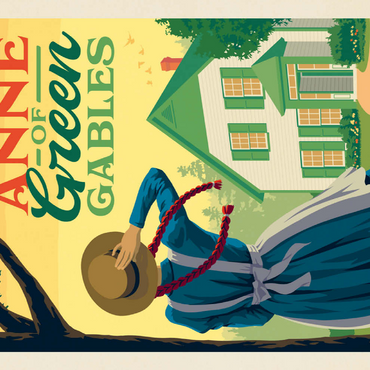 Darstellung des Puzzle Motivs Anne Of Green Gables: Lucy Maud Montgomery 200 Puzzle 3D Modell