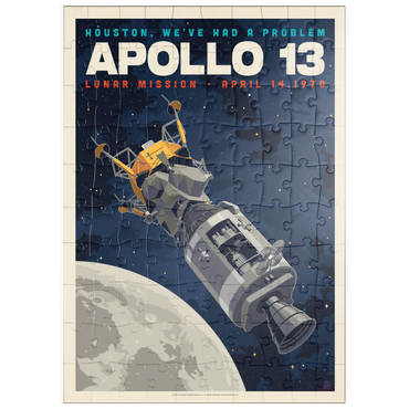 Darstellung des Puzzle Motivs puzzleplate NASA 1970: Apollo 13 100 Puzzle