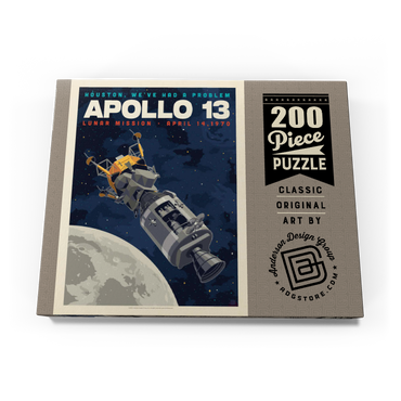 Darstellung des Puzzle Motivs NASA 1970: Apollo 13 200 Puzzle Schachtel Ansicht3