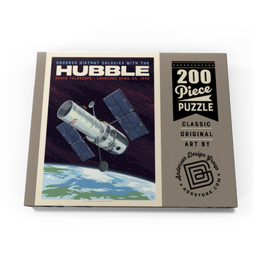 Darstellung des Puzzle Motivs NASA 1990: Hubble Space Telescope 200 Puzzle Schachtel Ansicht3