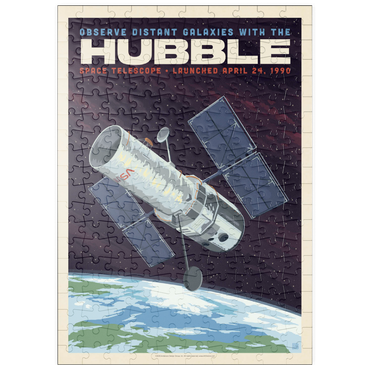 Darstellung des Puzzle Motivs puzzleplate NASA 1990: Hubble Space Telescope 200 Puzzle