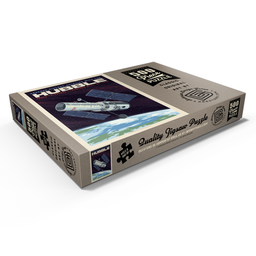 Darstellung des Puzzle Motivs NASA 1990: Hubble Space Telescope 500 Puzzle Schachtel Ansicht1