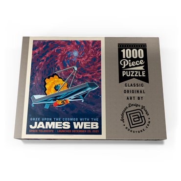 Darstellung des Puzzle Motivs NASA 2021: James Webb Space Telescope 1000 Puzzle Schachtel Ansicht3