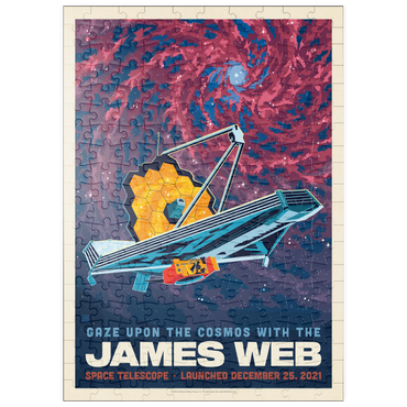 Darstellung des Puzzle Motivs puzzleplate NASA 2021: James Webb Space Telescope 200 Puzzle