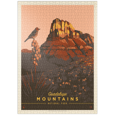 Darstellung des Puzzle Motivs puzzleplate Guadalupe Mountains National Park: Early Bird 1000 Puzzle