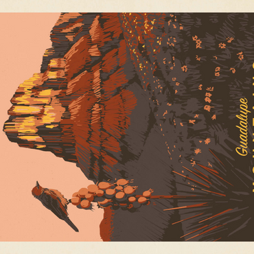 Darstellung des Puzzle Motivs Guadalupe Mountains National Park: Early Bird 1000 Puzzle 3D Modell