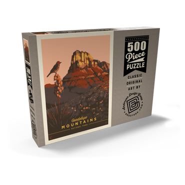 Darstellung des Puzzle Motivs Guadalupe Mountains National Park: Early Bird 500 Puzzle Schachtel Ansicht2