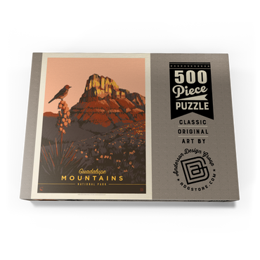 Darstellung des Puzzle Motivs Guadalupe Mountains National Park: Early Bird 500 Puzzle Schachtel Ansicht3