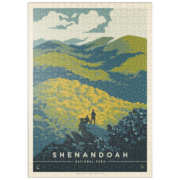 Darstellung des Puzzle Motivs puzzleplate Shenandoah National Park: Blue Ridge Beauty 500 Puzzle