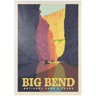 Darstellung des Puzzle Motivs puzzleplate Big Bend National Park: Rio Grande 1000 Puzzle