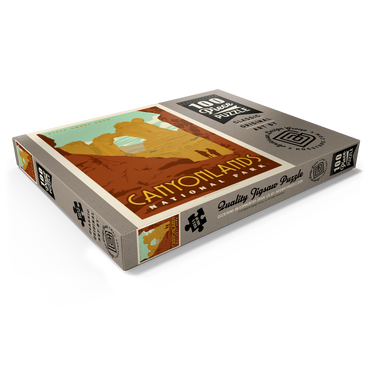 Darstellung des Puzzle Motivs Canyonlands National Park: Angel Arch 100 Puzzle Schachtel Ansicht1