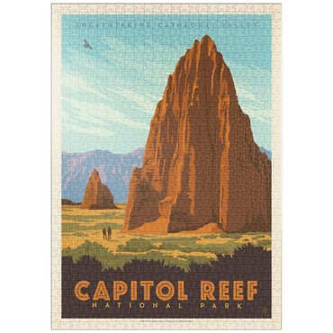 Darstellung des Puzzle Motivs puzzleplate Capitol Reef National Park: Cathedral Valley 1000 Puzzle