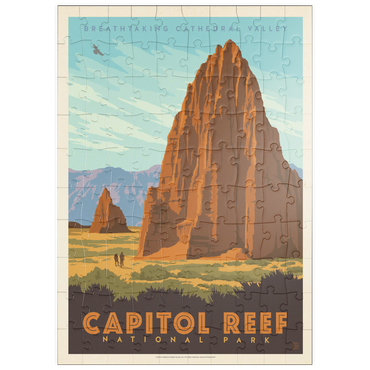 Darstellung des Puzzle Motivs puzzleplate Capitol Reef National Park: Cathedral Valley 100 Puzzle