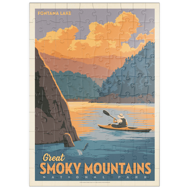 Darstellung des Puzzle Motivs puzzleplate Great Smoky Mountains National Park: Fontana Lake 100 Puzzle