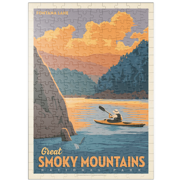 Darstellung des Puzzle Motivs puzzleplate Great Smoky Mountains National Park: Fontana Lake 200 Puzzle
