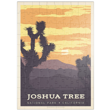 Darstellung des Puzzle Motivs puzzleplate Joshua Tree National Park 100 Puzzle