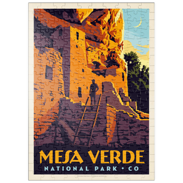 Darstellung des Puzzle Motivs puzzleplate Mesa Verde National Park: Cliff Dwellings 200 Puzzle