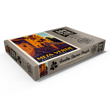 Darstellung des Puzzle Motivs Mesa Verde National Park: Cliff Dwellings 500 Puzzle Schachtel Ansicht1