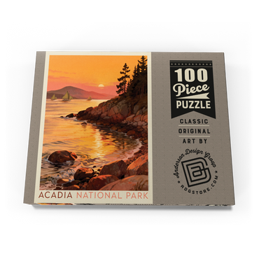 Darstellung des Puzzle Motivs Acadia National Park: Daybreak 100 Puzzle Schachtel Ansicht3