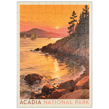 Darstellung des Puzzle Motivs puzzleplate Acadia National Park: Daybreak 100 Puzzle